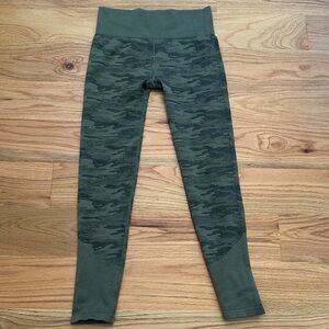Ryka Green Camouflage Leggings